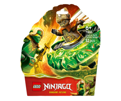 Klocki LEGO® LEGO NINJAGO 71850 Lloyd kontra ziemny potwór na spinnerze